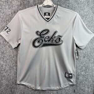 ECKO UNLTD. Mens Activewear Shirt Size L Gray Black Grey Marled